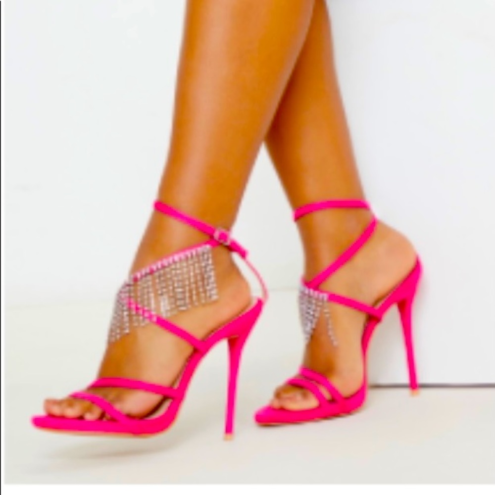 Pink shoes